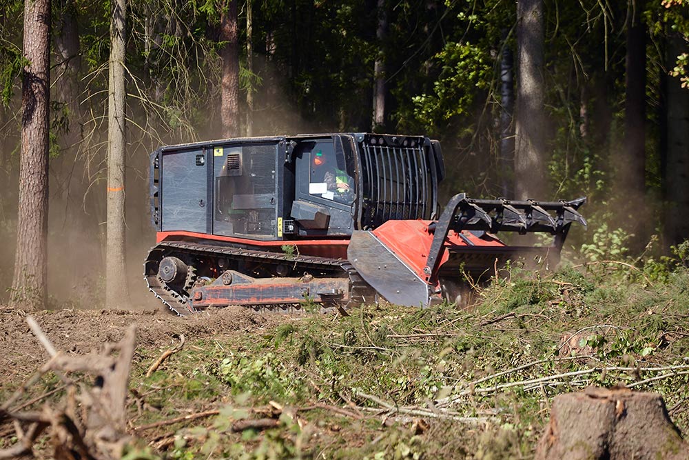 heavy-duty mulchers in security
